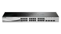 D-Link DGS-1210-28P/F2A  PROJ Настраиваемый L2 коммутатор с 24 портами 10/100/1000Base-T и 4 комбо-портами 100/1000Base-T/SFP (24 порта PoE 802.3af/at, PoE-бюджет 193 Вт)