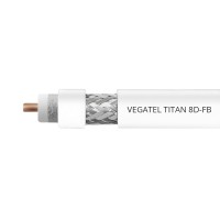 Кабель VEGATEL 8D-FB (Titan, белый)