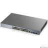 ZYXEL GS1350-26HP-EU0101F L2 коммутатор PoE+ для IP-видеокамер 24xGE PoE+, 2xCombo (SFP/RJ-45), бюджет PoE 375 Вт, дальность передачи питания до 250 м, автоперезагрузка PoE-портов