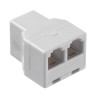 Переходник телефонный гнездо RJ11 (6p4c) на два гнезда RJ11 (6p4c), NETKO Optima
