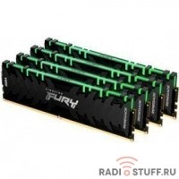 Kingston DRAM 64GB 3200MHz DDR4 CL16 DIMM (Kit 4x16Gb) FURY Renegade RGB KF432C16RB1AK4/64