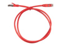 Патч-корд FTP4 cat.5e, 1.0м, литой коннектор, красный, Netko CKC