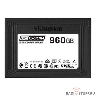 Kingston Enterprise SSD 960GB DC1500M U.2 PCIe NVMe SSD (R3100/W1700MB/s) SEDC1500M/960G