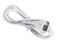 Кабель шт.USB A - шт.mini USB B 2.0 (1,5м), белый, NETKO Optima