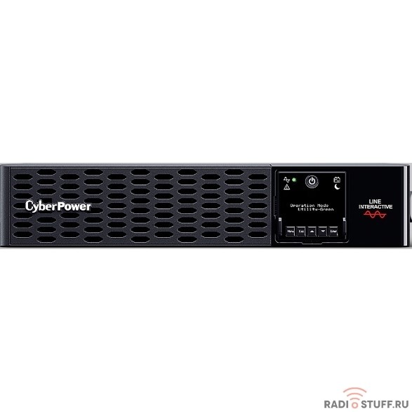 CyberPower PR3000ERTXL2U UPS {3000VA/3000W USB/RS-232/EPO/Dry/SNMPslot (IEC C13 x 6, IEC C19 x 2) (12V / 9AH х 4)}