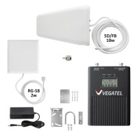 VEGATEL VT3-900L-kit (дом, LED) очень мощный усилитель сотовой связи