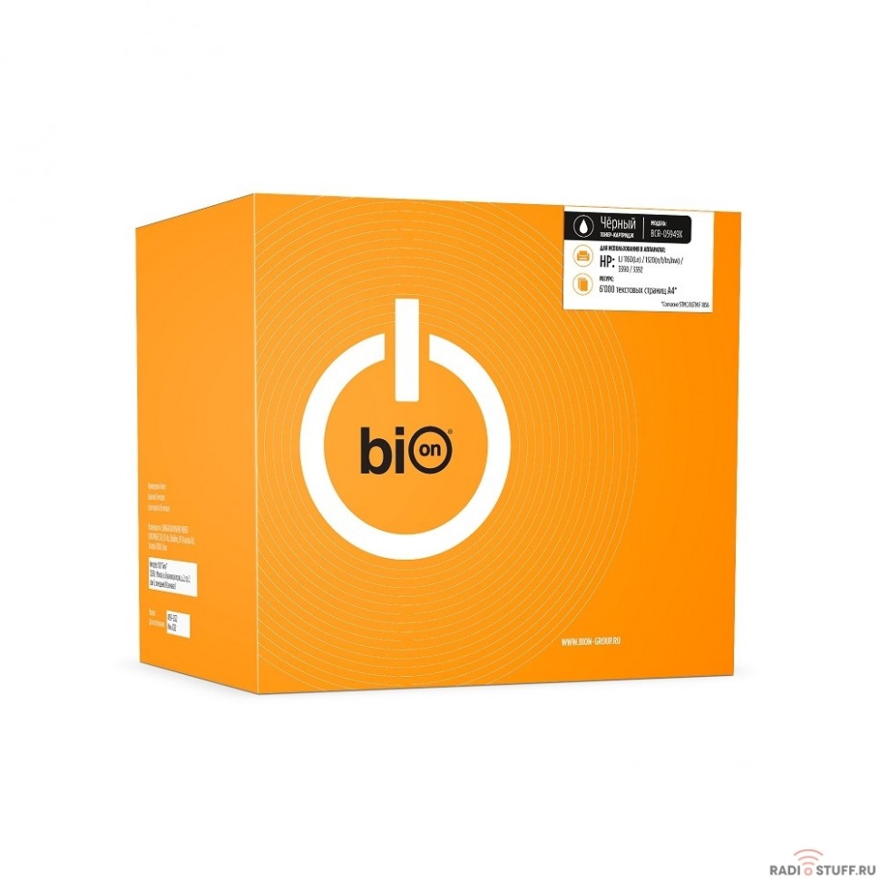 Bion Q5949X Картридж для HP LaserJet 1160 (6000  стр.), Черный