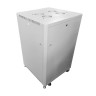 Шкаф напольный 19" Netko 27U серия Optima (600х600х1362), передняя дверь стекло, серый, разобранный (упакован в 2 коробки)