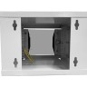 Шкаф настенный 10" 4U серия COMPACT (315х325х225), передняя дверь стекло, серый, Netko