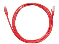 Патч-корд FTP4 cat.5e, 2.0м, литой коннектор, красный, Netko CKC