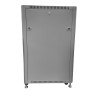 Шкаф напольный 19" Netko 42U серия Optima (600х800х2022), передняя дверь стекло, серый, разобранный (упакован в 3 коробки)