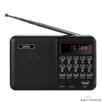 Perfeo радиоприемник цифровой PALM FM+ 87.5-108МГц/ MP3/ питание USB или 18650/ черный (i90-BL) [PF_A4870]