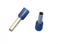 Штыревой втулочный кабельный наконечник E 2508 (НШВИ F=8мм) 2,5мм2, изолированный, синий, 100шт., NETKO Optima