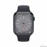 Apple Watch Series 8, 45 мм, корпус из алюминия цвета «тёмная ночь», спортивный ремешок цвета «тёмная ночь», размер M/L [MNUL3LL/A] (США)