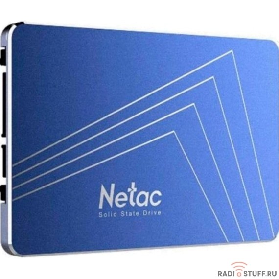 SSD 2.5" Netac 128Gb N600S Series <NT01N600S-128G-S3X> Retail (SATA3, up to 540/490MBs, 3D NAND, 140TBW, 7mm)