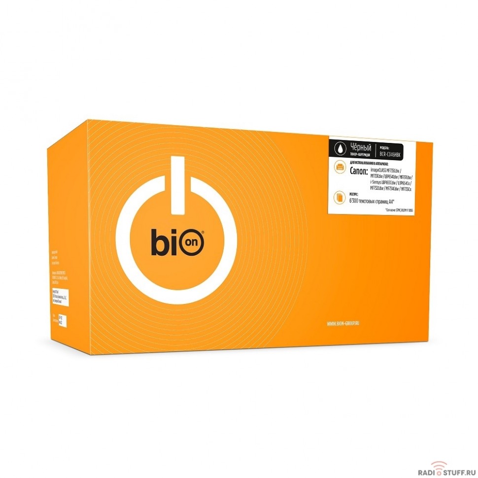 Bion C046HBK Картридж для Canon imageCLASS MF735Cdw/MF733Cdw/LBP654Cdw/MF731Cdw, i-Sensys LBP653Cdw/LBP654Cx/MF732Cdw/MF734Cdw/MF735Cx (6300  стр.), Черный