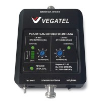 Репитер Vegatel VT2-2100 (LED), 3G/UMTS, усиление 70 дБ 
