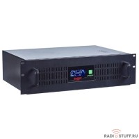 Exegate EP270874RUS ИБП Exegate Power RM Smart UNL-1500 LCD <1500VA, Black, 2U, 3 евророзетки, USB>