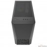 Powercase Alisio Micro X2B, Tempered Glass, 1х 120mm +1x 140mm 5-color fan, чёрный, mATX  (CAMIB-L2)