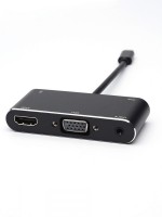 Кабель HDMI+VGA+USB-USB-C 0.1M AT2810 ATCOM
