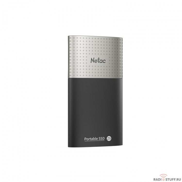 Накопитель SSD Netac USB-C 500Gb NT01Z9-500G-32BK Z9 1.8" черный