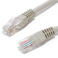 Патч-корд, 4 пары, U/UTP, cat.5e, PVC, 1м, серый, Datarex