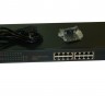 NS1016GU18P Коммутатор 19", 18 портовый, 16 1Gbit  портов, 2 комбинированных порта 1000Base-T/SFP слот, металлический корпус, черный
