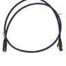 Патч-корд FTP4 cat.6a, 0.5м, литой коннектор, фиолетовый, LSZH, Netko CKC