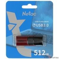 Netac USB Drive 512GB U182  <NT03U182N-512G-30RE>, USB3.0, сдвижной корпус, пластиковая