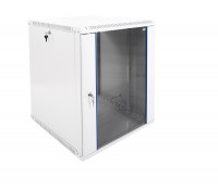 Шкаф телекоммуникационный настенный разборный ЭКОНОМ, 15U, (600x650мм), дверь стекло, ЦМО