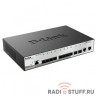 DGS-1210-12TS/ME/B1A D-Link управляемый коммутатор 2 уровня с 10 портами 1000Base-X SFP и 2 портами 10/100/1000Base-T