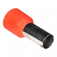 Штыревой втулочный кабельный наконечник E 35-16 (НШВИ F=16мм) 35мм2, изолированный, красный, 100шт., NETKO Optima