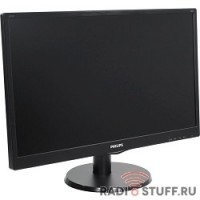 LCD PHILIPS 23.6" 243V5QSBA (00/01) черный {VA, 1920x1080, 8ms, 250 cd/m2, 178°/178° 3000:1 (DCR 10M:1), D-Sub, DVI}