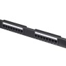 Патч-панель UTP, 19", 16 портов RJ45, cat.5е, 1U, Dual Type, "L"