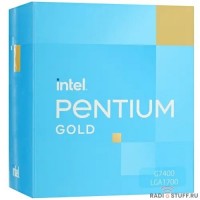 CPU Intel Pentium Gold G7400 Alder Lake 2C/4T 3.7GHz (LGA1700, L3 6MB, UHD graphics 710 1350MHz, 7nm, TDP 46W) BOX