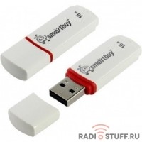 Smartbuy USB Drive 16Gb Crown White SB16GBCRW-W
