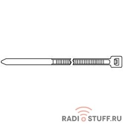 Hyperline GT-150IC Стяжка нейлоновая неоткрывающаяся, безгалогенная (halogen free), 150x3.6мм, (100 шт)