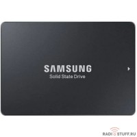 Твердотельный накопитель/ Samsung SSD PM1653, 3840GB, 2.5" 15mm, SAS 24Gb/s, 3D TLC, R/W 4200/up 3800MB/s, IOPs 770 000/135 000, TBW 7008, DWPD 1 (12 мес.) (MZILG3T8HCLS-00A07)