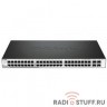 D-Link DGS-1210-52P/ME/B1A PROJ Управляемый коммутатор 2 уровня с 48 портами 10/100/1000Base-T и 4 портами 1000Base-X SFP (порты 1-8 с поддержкой PoE 802.3af/802.3at (30 Вт)
