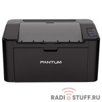 Pantum P2207 Принтер лазерный, монохромный, А4, 20 стр/мин, 1200 X 1200 dpi, 64Мб RAM, лоток 150 листов, USB, черный корпус