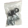 Блок розеток 10", 16А, 4 розетки, 1,5 м шнур, черный