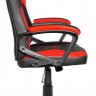 Игровое кресло SkyLine Черный/Красный,полиуретан,50мм DEFENDER