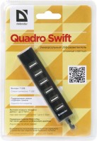 Концентратор USB2 7PORT QUADRO SWIFT 83203 DEFENDER