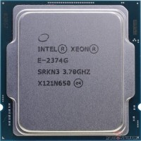 Процессор/ APU LGA1200 Intel Xeon E-2374G (Rocket Lake, 4C/8T,3.7/5GHz, 8MB, 80W, UHD Graphics P750)
