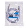 Патч-корд Technolink "C" UTP4 cat.5е, 2.0м, CCA, серый, литой коннектор