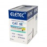 Кабель UTP 5E Eletec 4x2xAWG24 нг(А)-HF, 305 м, медь