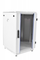 Шкаф телекоммуникационный напольный, 18U, (600х800мм), дверь стекло, ЦМО
