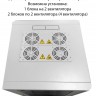 Шкаф напольный 19" Netko 42U серия Optima (600х600х2022), передняя дверь стекло, серый, разобранный (упакован в 2 коробки)