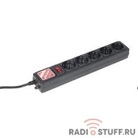 PowerCube Фильтр  B, 1.95м, 5 евророзеток (SPG-B-6-Black), черный