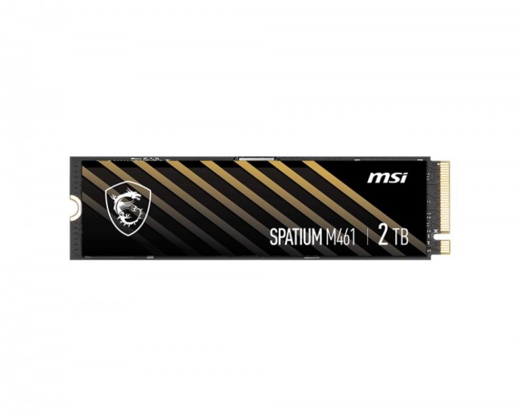 SSD MSI SPATIUM M461 2Тб 3D NAND Скорость записи 4200 Мб/сек. Скорость чтения 5000 Мб/сек. TBW 900 Тб S78-440Q550-P83